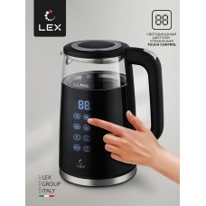 LXK 30015-1,  чайник электрический (черный)